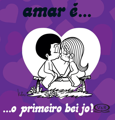 Amar é... O primeiro beijo!, de Vergara & Riba. Vergara & Riba Editoras, capa dura em português, 2014