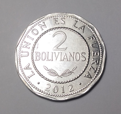 Moneda De 2 Bolivianos. Sin Circular.
