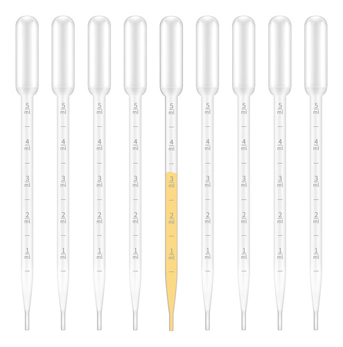 100 Pipetas De Transferencia De Plástico De 0,2 Onzas Líquid
