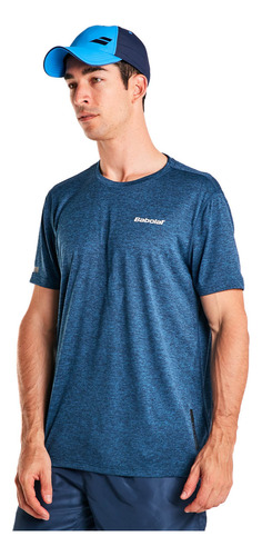 Remera Babolat Hombre Dry Striker 2 Original Azul O