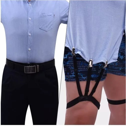 Par De Suspensores Sujetador Camisa 3 Tirantes Separados