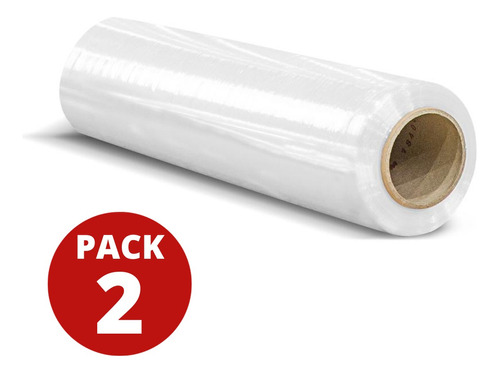 Papel Film Grande 220mts X 50cm Embalaje Transparente Pack 2