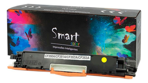 Kit Toner Compatível Com Hp Cp1025nw M175nw M176n 126a