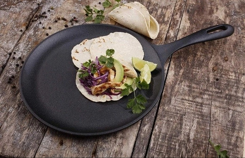 Sarten Comal Griddle D Hierro Fundido Victoria 26cm Original