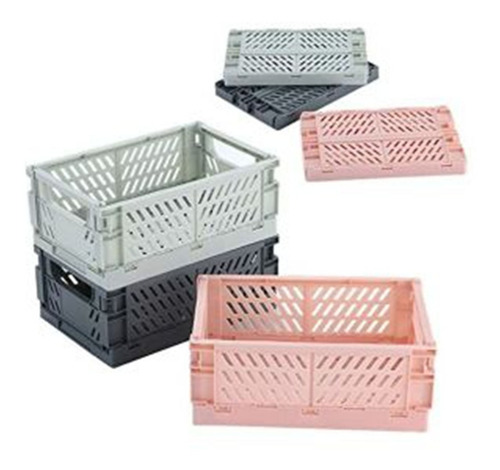 Imagen 1 de 4 de Cajon Organizador Plegable Plastico Baño Cocina Living 15x21