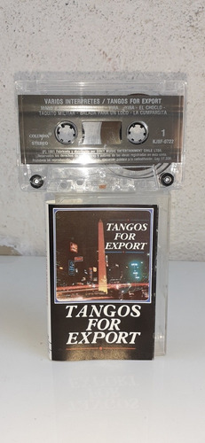 Antiguo Cassette Varios Intérpretes Tangos For Export