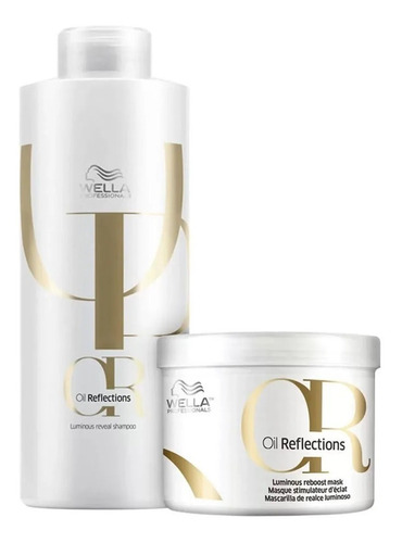 Wella Oil Reflections Kit Shampoo 1l + Mascara 500g