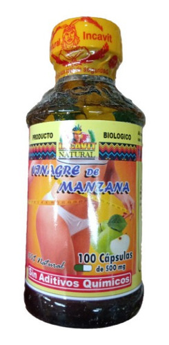 Vinagre De Manzana 100 Capsulas 500 Mg