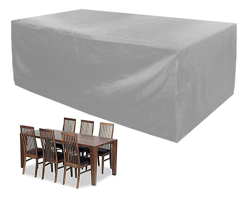 Funda Cubierta Mesa Jardin Exterior Impermeable 250x250cm