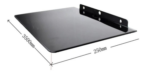 Imagen 2 de 6 de Soporte Canalera, Decodificador, Consola, Dvd Vidrio