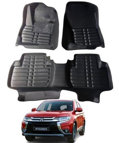 Funda De Piso 3d Mitsubishi Outlander 2013-23 Calce Perfecto