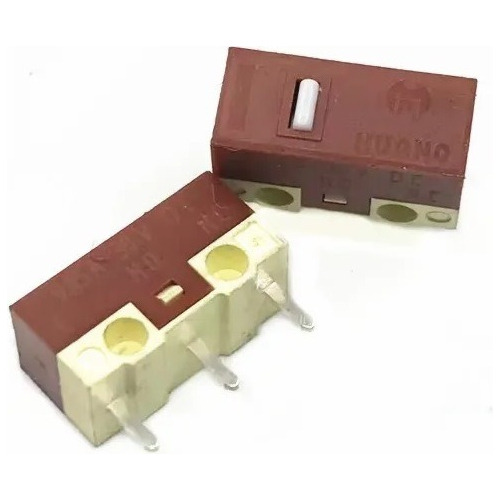 Set 2 Boton Pulsador Click Silencioso Para Mouse De Pc