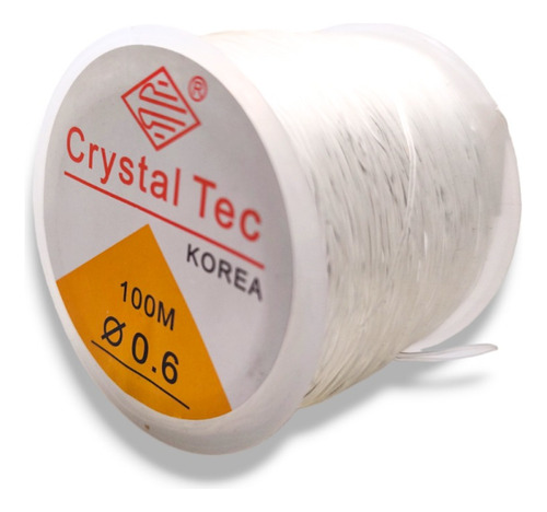 Elástico Crystal Tec Silicona Bisutería Pulseras 100 Mts 0.6
