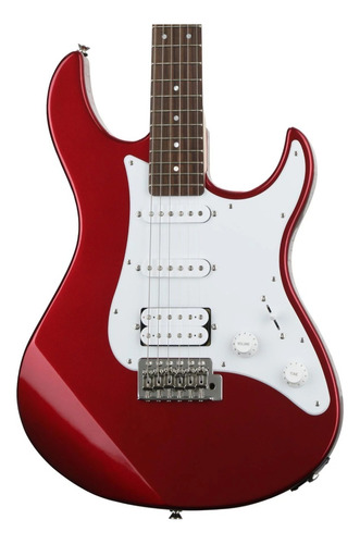 Guitarra eléctrica Yamaha PAC012/100 Series 012 stratocaster de caoba 2023 metallic red brillante con diapasón de palo de rosa