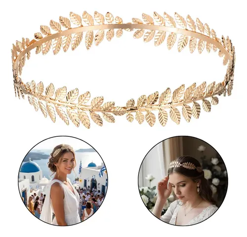 Diadema De Conchas De Sirena BACH AND BOOZY | Corona Dorada Con Perlas Y Estrellas De Mar, Ideal Para Bodas, Cosplay Y Sesiones De Fotos