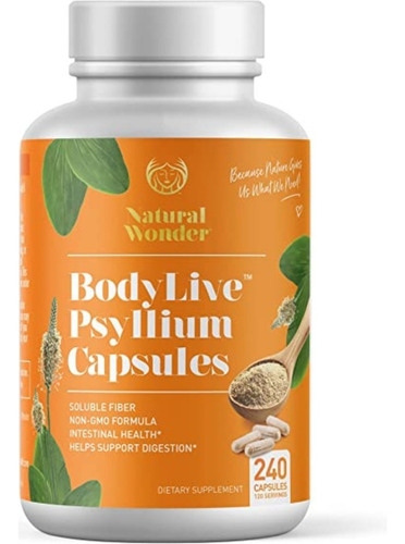 Bodylive Psyllium 240 Cápsulas - Un - Unidad A $954