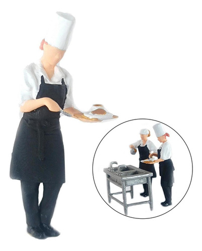 Figuras De Cocinero Chef Figuras De Chef De Chef Negro