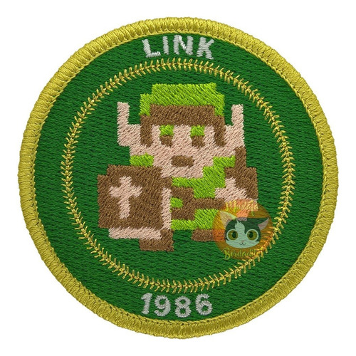 Link - Parche Bordado - The Legend Of Zelda - Nes - Nintendo