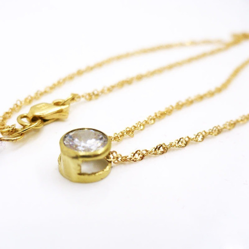 Cadena Oro 18k Y Dije Oro Pasante 18k Susano, Mujer, Mamá Color Amarillo