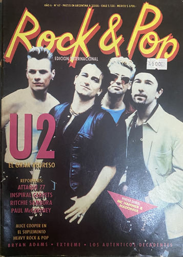 Rock Pop, Revista Nº 67 Attaque 77 Extreme Decadentes  Ej2