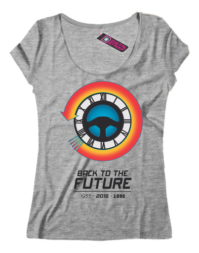 Remera Mujer Volver Al Futuro Back To The Future P66 Dtg