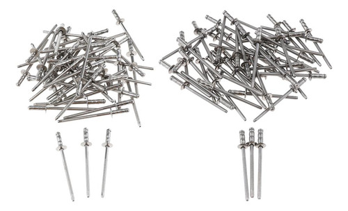 Remaches Ciegos De Extremo Abierto 50pcs 4mm Dia