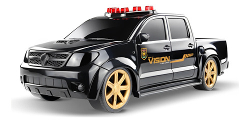 Carrinho De Policia Federal Pick-up Hilux Roma Brinquedos