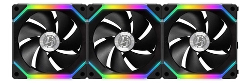 Lian Li Uni Fan Sl120 - Paquete De 3 Unidades, Color Negro, 