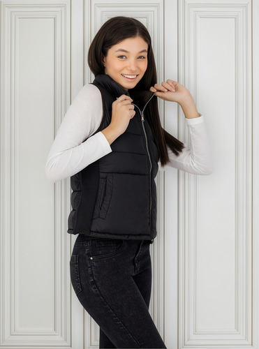Chaleco Para Mujer Con Resorte Reversible Invierno Sakers