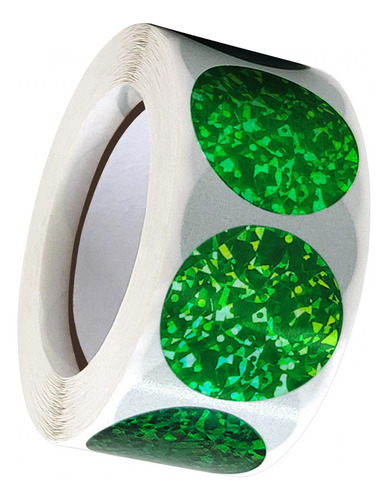 1 Rollo De Pegatinas Decorativas Para Sobres Para Verde