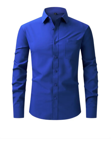 Camisa Hombre Azul Francia
