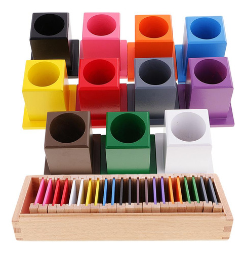 Juguete De Montessori, 11pcs Porta Lápices Para Colores Y