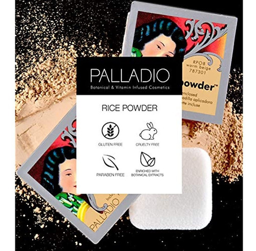 Palladio Rice Powder Rpo3 Natural Paquete De 3