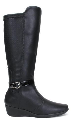 Bota Cano Alto Anabela Piccadilly 143220 Feminina