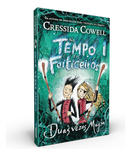 Duas Vezes Magia: Série tempo dos feiticeiros - Vol. 2, de Cowell, Cressida. No tempo dos feiticeiros (2), vol. 2. Editorial Editora Intrínseca Ltda.,Little, Brown Books for Young Readers, capa mole em português, 2021