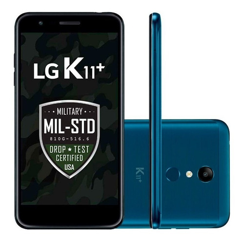 Celular LG K11 Plus Azul 32gb Tela 5,3  Dual Chip Octa C