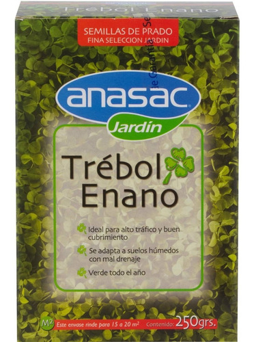 Semilla Trebol Enano 250 Gr Caja Afj