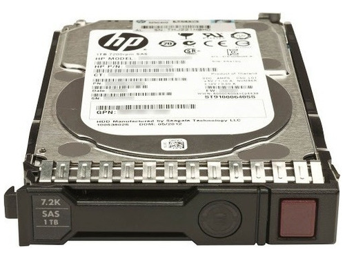 Disco Duro Hp Servidor 1tb Sas 6g/s 7.2k Rpm 2.5 G8 G9 G10