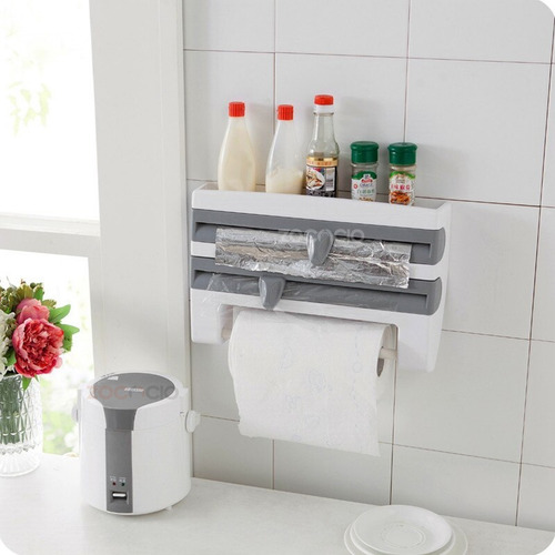 Organizador De Cocina Estante Almacenamiento De Papel