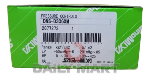 New In Box Saginomiya Dns-d306xm Controller -50cmhg~6 Aac