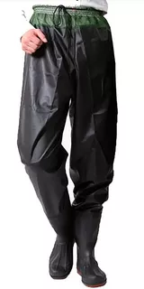 Wader Pantalon De Pvc Con Botas Vadeo Termosellado