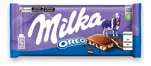 Chocolate Milka recheado Oreo 100g