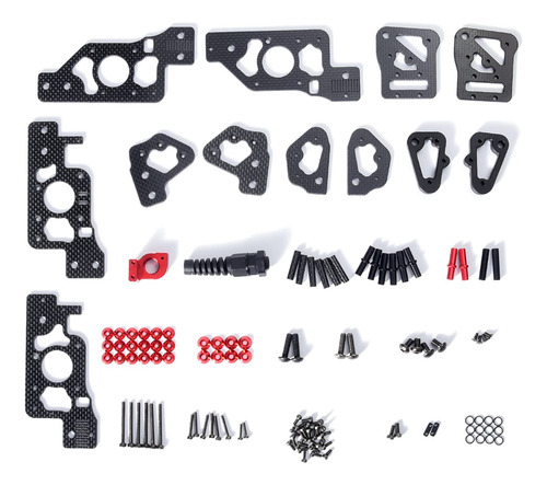 4 Kit Marco Fibra Carbono Para Impresora 3d Soporte Motor Ab