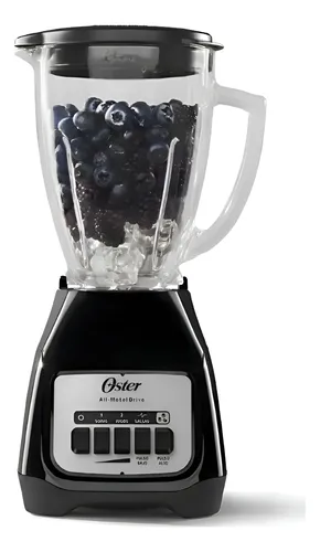 Oster Licuadora con Vaso de Vidrio Refractario