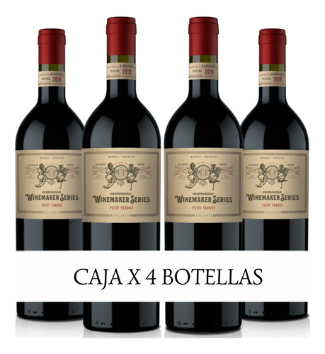 Vino Hermandad Winemaker Series Petit Verdot Caja X 4 Bot