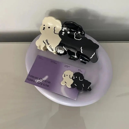Clipe De Cabelo Para Cães Clipe De Acrílico Creme Para Tub