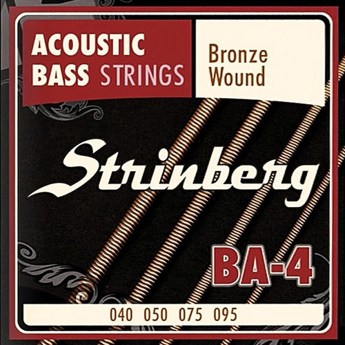 Encordoamento Strinberg Ba4 Baixo Acustico 4 Cordas 040