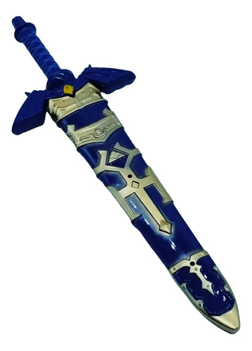 Mini Adaga Zelda Espada  Azul 29cm Master Sword