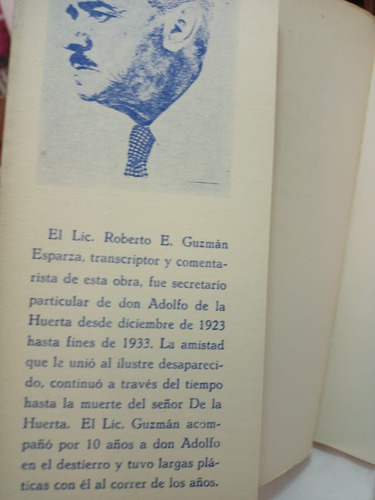 Memorias De Don Adolfo De La Huerta (01a5) (Usado)