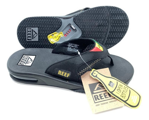 Chinelo Reef Masculino  Bob Marley Dia Dos Namorados 